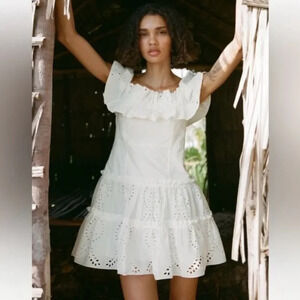 Zara White Mini Dress